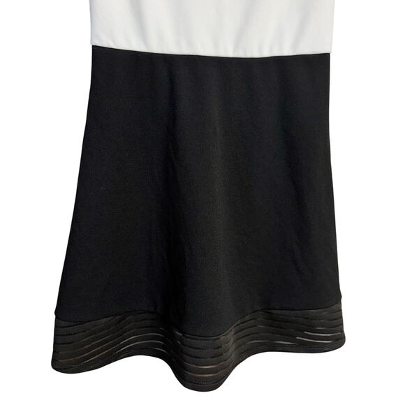 Girl's Youth Amy Byer Black & White Sleeveless Designer Dress - Youth Size 10 - Picture 4 of 5